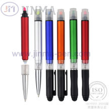 The Promotion Highlighter Ballpoint Pen Jm--6016 with One LED Stylus Touch